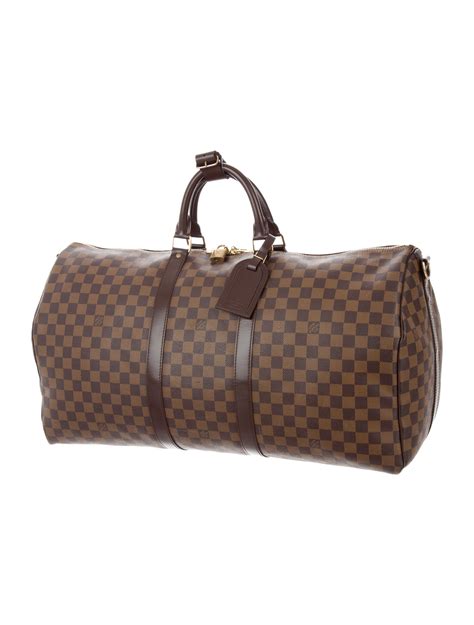 louis vuitton damier keepall 55 replica|louis vuitton damier duffle bag.